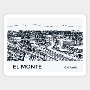 El Monte California Sticker